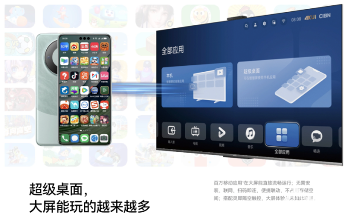 华为Vision智慧屏 4今日发布，“巨幕手机”放肆刷！