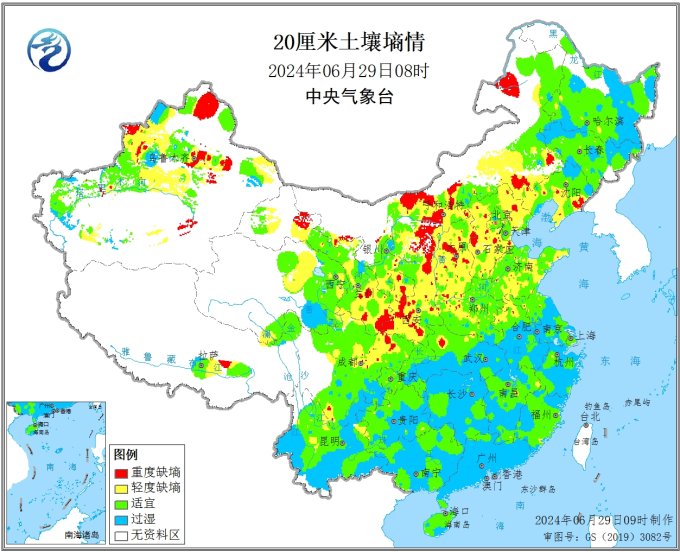 长江中下游地区强降水频繁，部分农田遭受洪涝灾害 未来十天夏种区降水增多，农业干旱有望解除